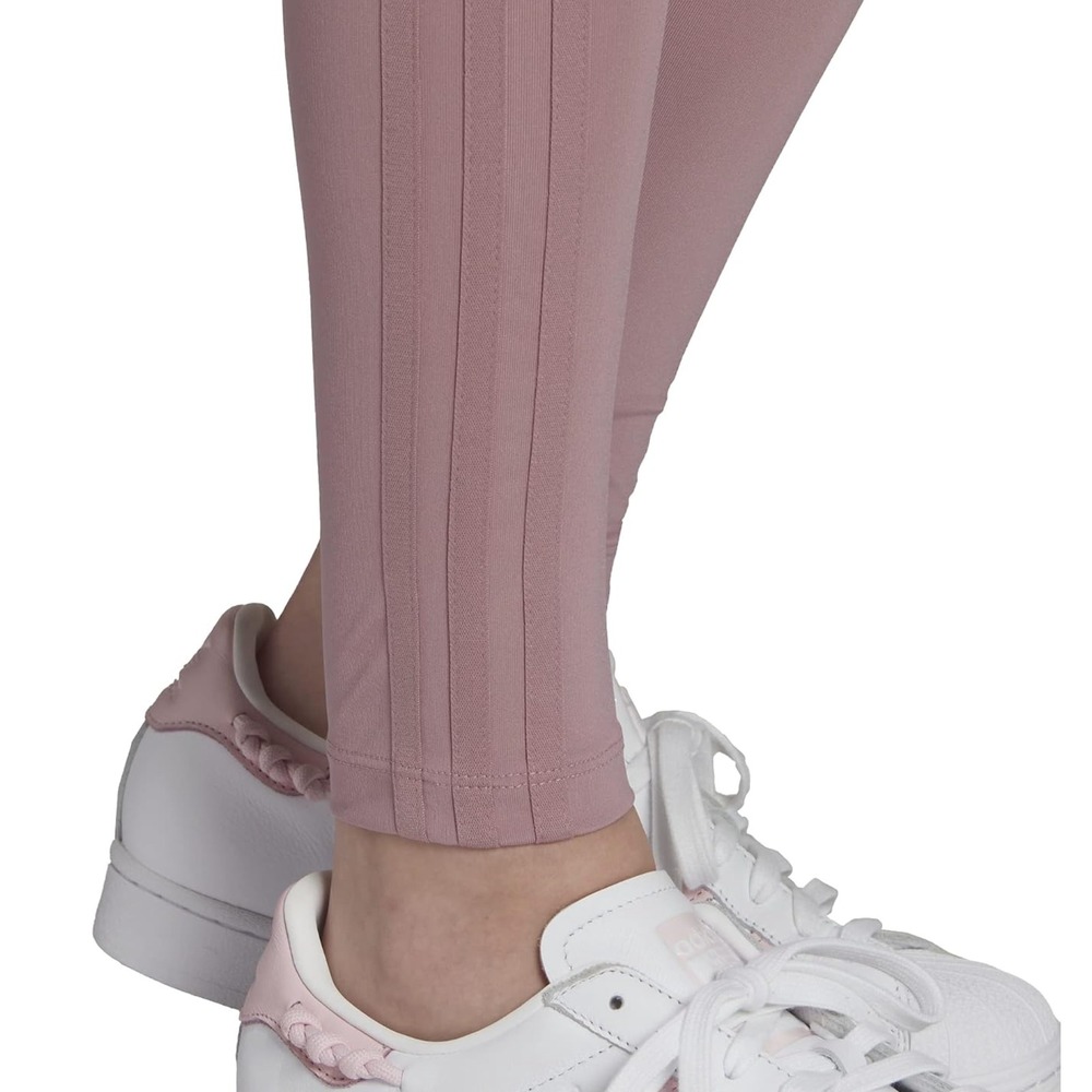 Adidas Originals Adicolor Classics 3-Stripe Leggings Mauve Purple Womens -Small - Picture 6 of 6